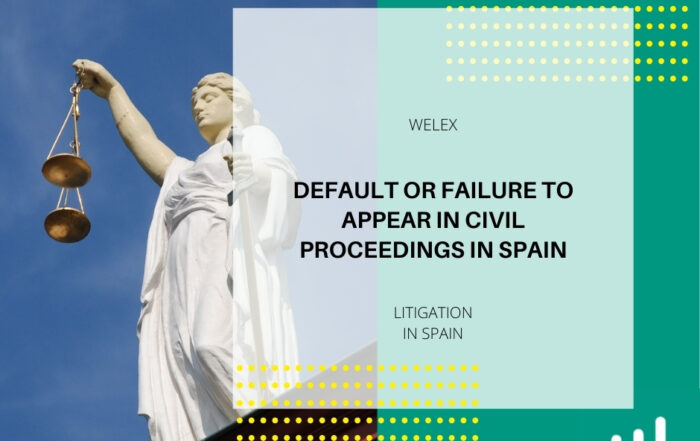 Default or failure to appear in Civil Proceedings in Spain