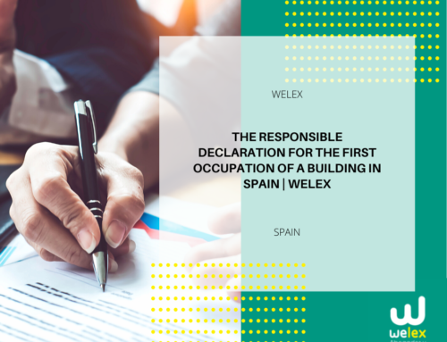 The responsible declaration for the first occupation of a building in Spain