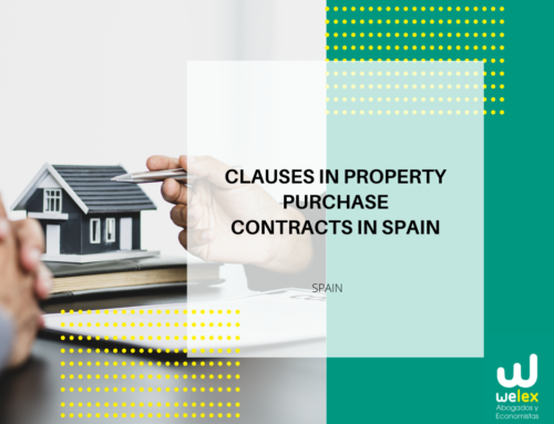 Clauses in property purchase contracts in Spain