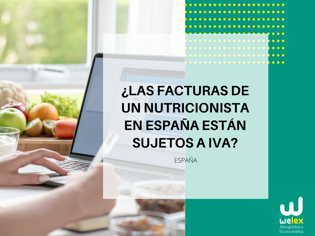 ¿Las Facturas de un Nutricionista en España Están Sujetos a IVA?