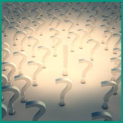a picture full of question marks