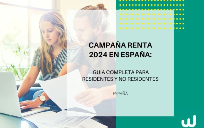 Foto de portada para un blog sobre impuestos en España para residentes y no residentes